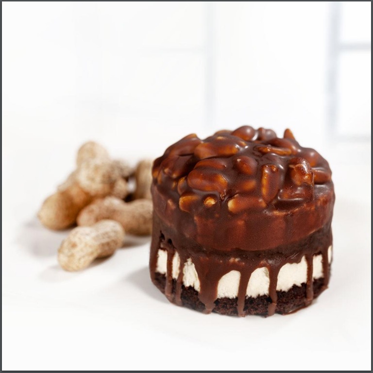 Caramel Peanut Mini Cake