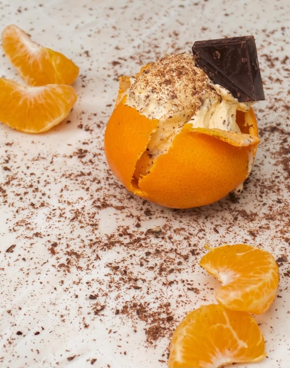 SORBETE MANDARINA. SIN LECHE