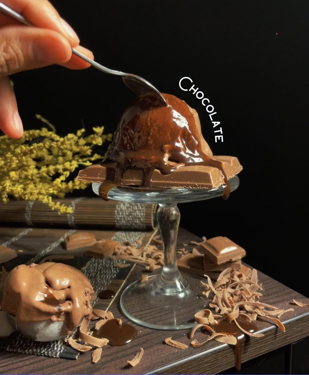 SORBETE CHOCOLATE. SIN LECHE